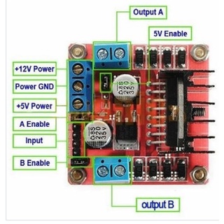 module điều khiển động cơ L298n