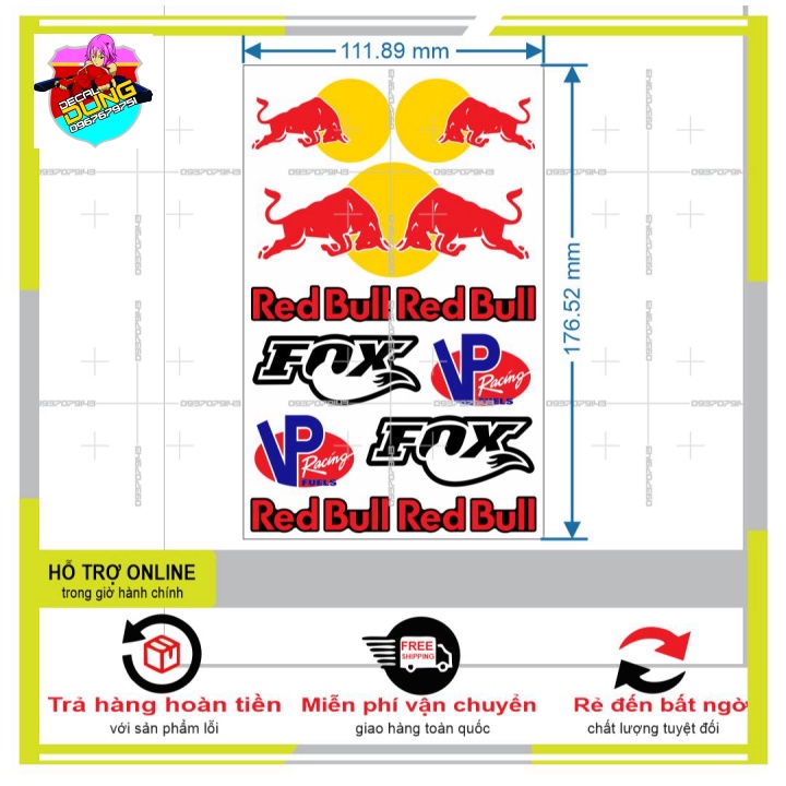 LOGO STICKER MINI DÁN XE MÁY L 04 - DUNG DECAL