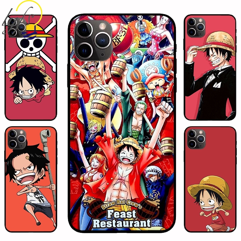 Ốp lưng điện thoại mềm hình One Piece Luffy dành cho IPhone11 Pro Max 11 Pro 11 XS MAX XR X 7 8 6 iPhone 6s