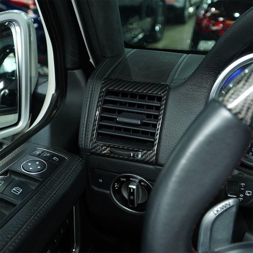 Set 2 Vòng Dán Trang Trí Ống Xả Khí Xe Hơi Benz C Class W204 2007-2010