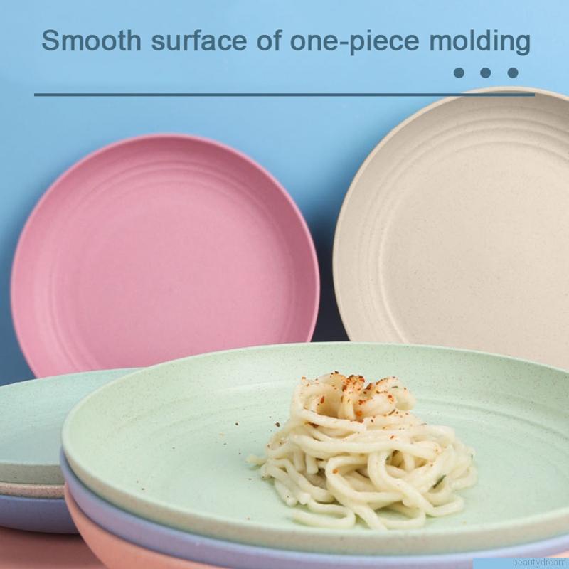 Đĩa tròn 23cm màu sắc dễ thương