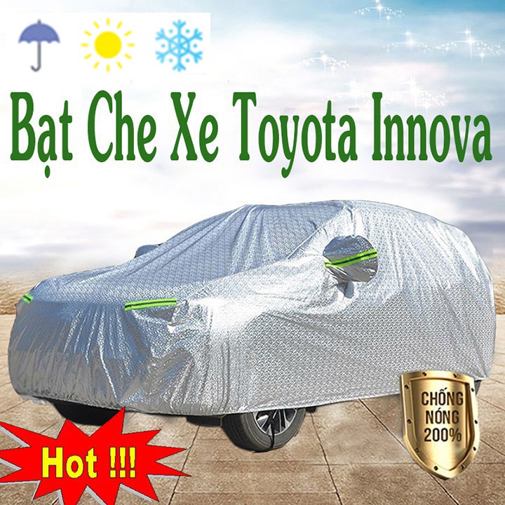 Bạt Phủ ô tô #Toyota Innova Cao Cấp, bạt phủ xe ô tô, bạt che ô tô cách nhiệt HÀNG CAO CẤP