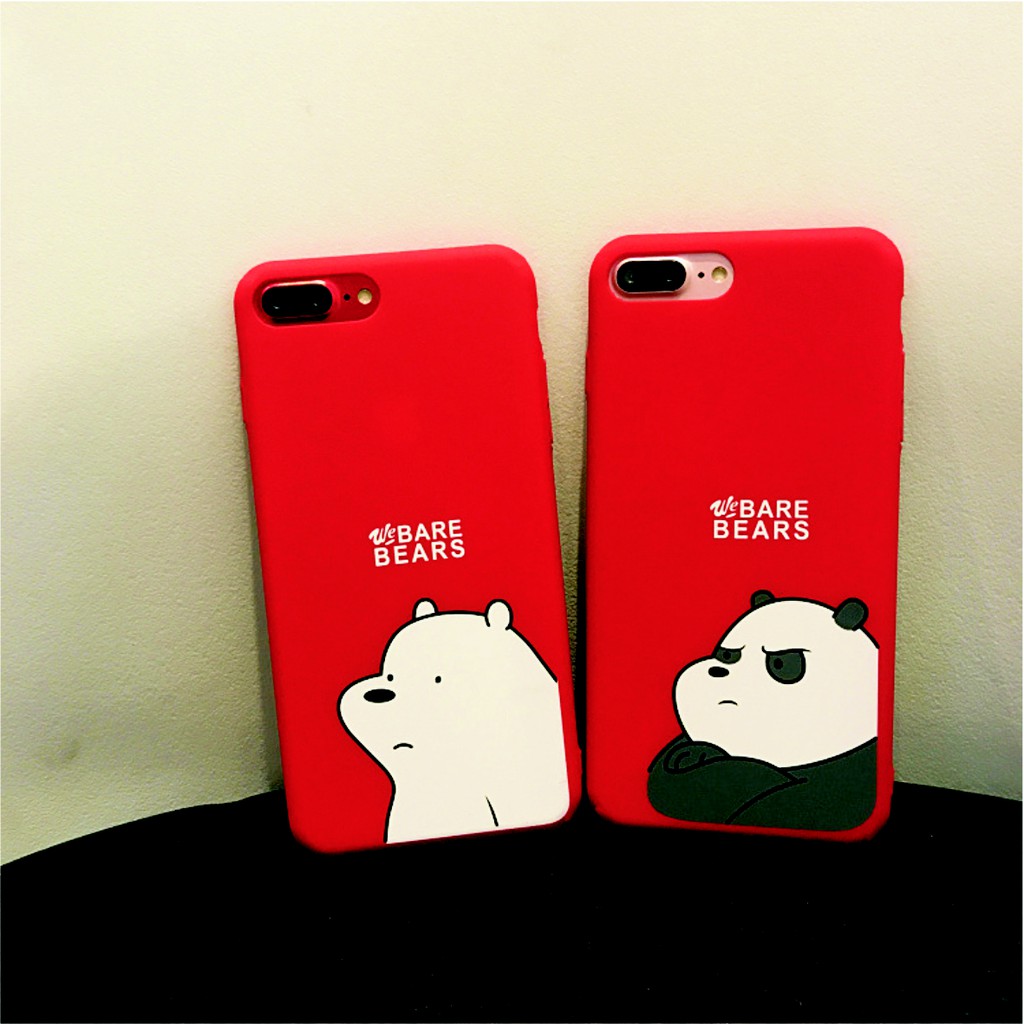 [ IPHONE ] Ốp Lưng Silicon We Baby Bears - B066 | BigBuy360 - bigbuy360.vn