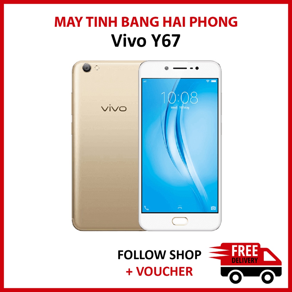 Điện thoại Vivo Y67 ram 4GB, hai sim pin trâu giá rẻ