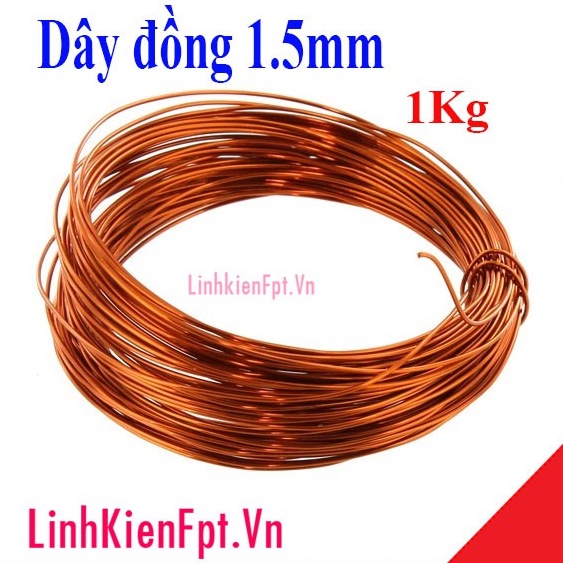 Dây đồng 1.5mm 1kg