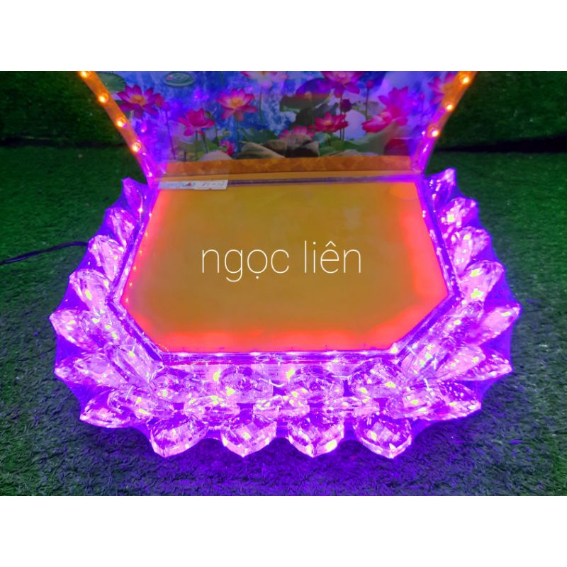 Đài sen đế sen pha lê hào quang 32 chương trình  đôn tượng phật