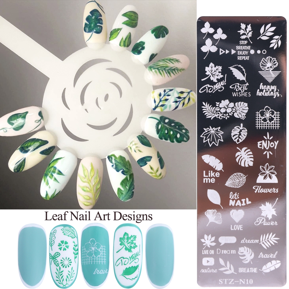 [Hàng mới về] Khuôn dập mẫu họa tiết trang trí làm móng nghệ thuật xinh xắn