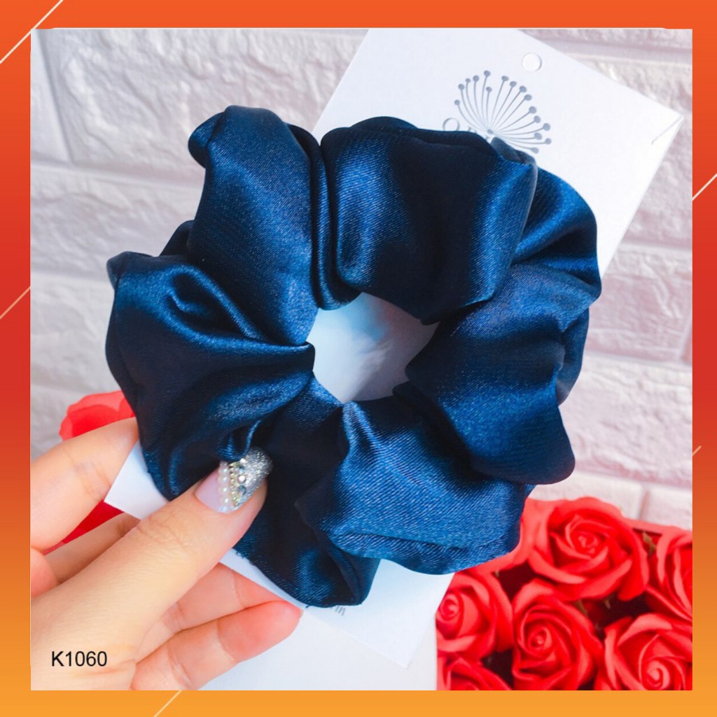 Dây buộc tóc Scrunchies &lt;3 FREESHIP &lt;3 Dây cột tóc Scrunchies siêu nhiều màu dễ thương