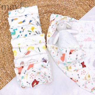 Khăn choàng ủ xô 4 lớp có nón