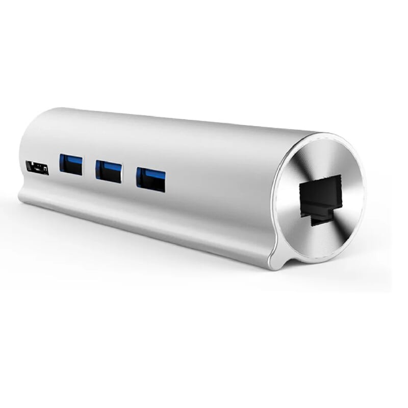 Cáp Chuyển USB typeC 3.1 to LAN gigabit + 3 HUB USB 3.0 Unitek Y3095