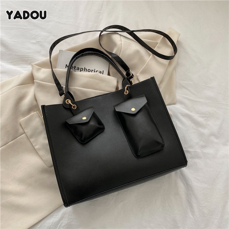 Túi xách tay/ đeo vai YADOU kiểu dáng đơn giản thời trang cá tính cho nữ