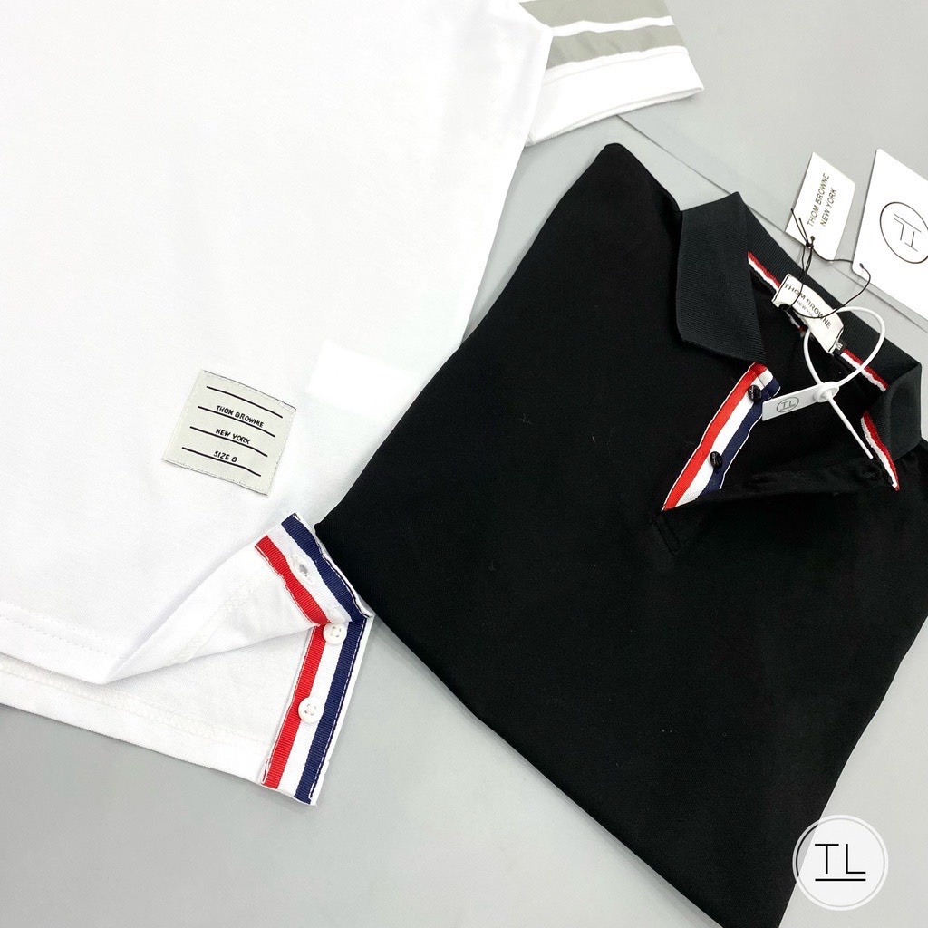 Áo polo nam nữ ép vạch tay phản quang thom áo thun có cổ hot trend 2022 chất vải gai sần cá sấu thoáng mát - AT SPORTIF