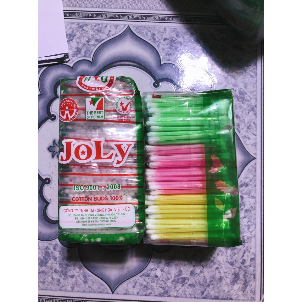 tăm bông ráy tai lốc 12 gói JOLY