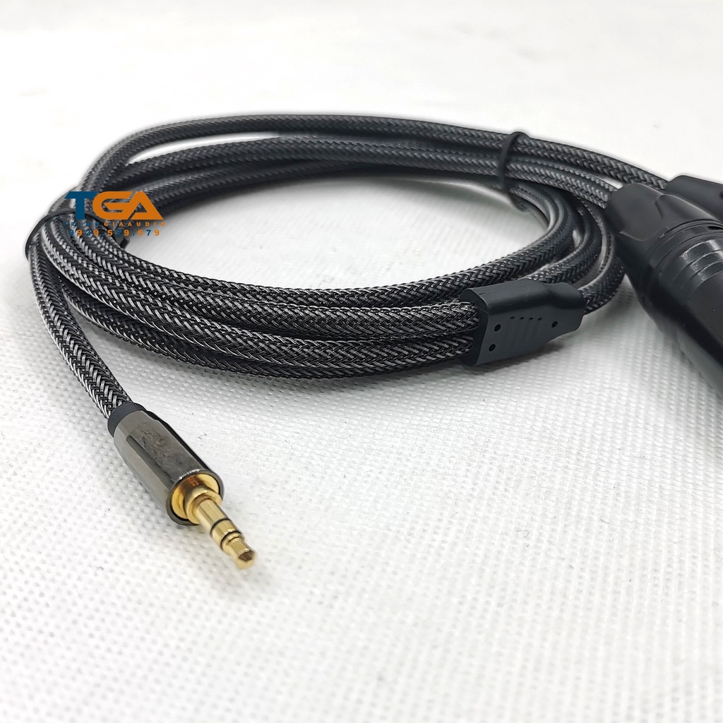 Dây 3.5 Ra 2 Đầu Canon Đực chính hãng Soundline