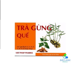 Trà gừng quế hộp 10 gói x3gam