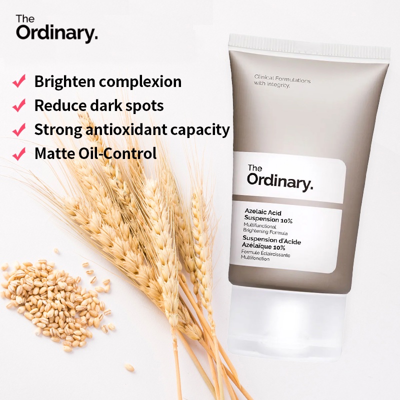 The Ordinary Kem Làm Trắng Da Azelaic Acid Suspension 10% Cải Thiện Mụn Làm Dịu Làn Da Với Axit Azelaic 10% 30ml