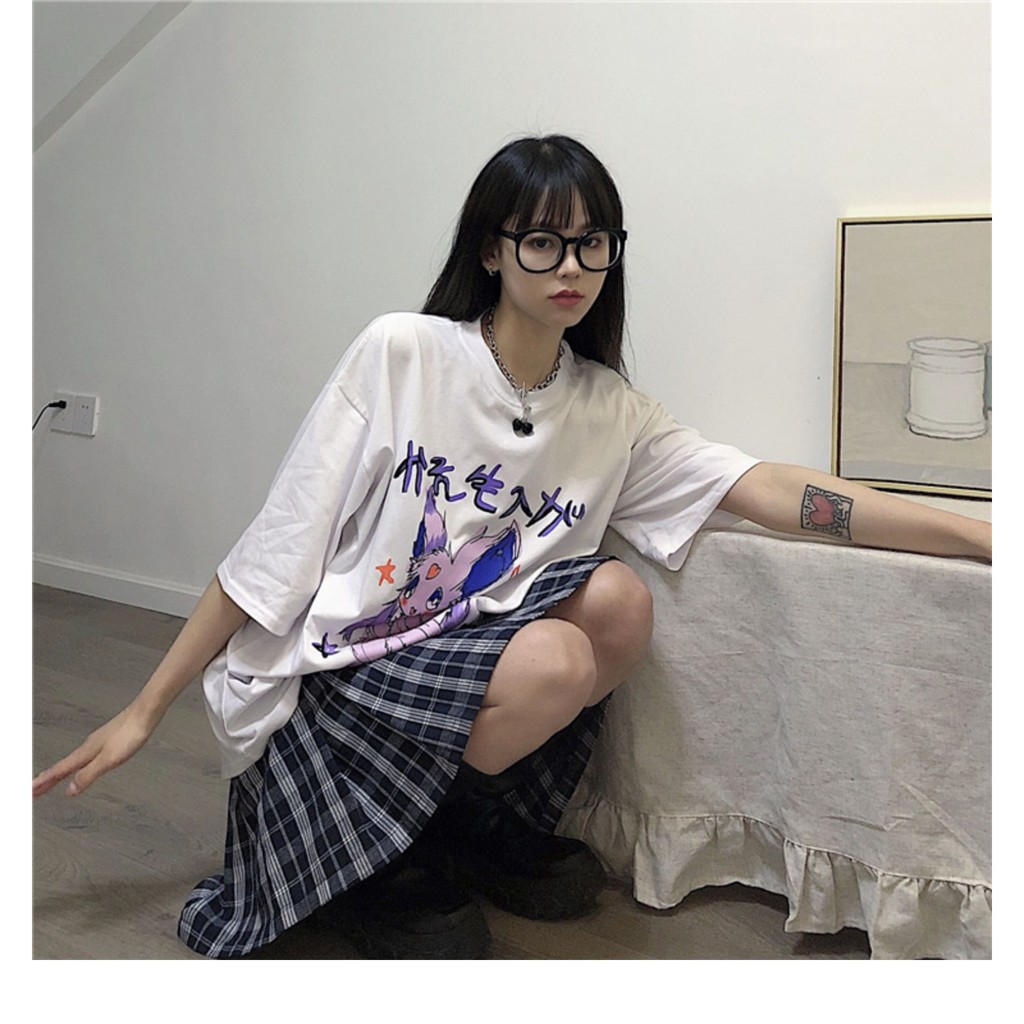 Áo thun tay lỡ unisex Yinxx, áo phông form rộng ATL258
