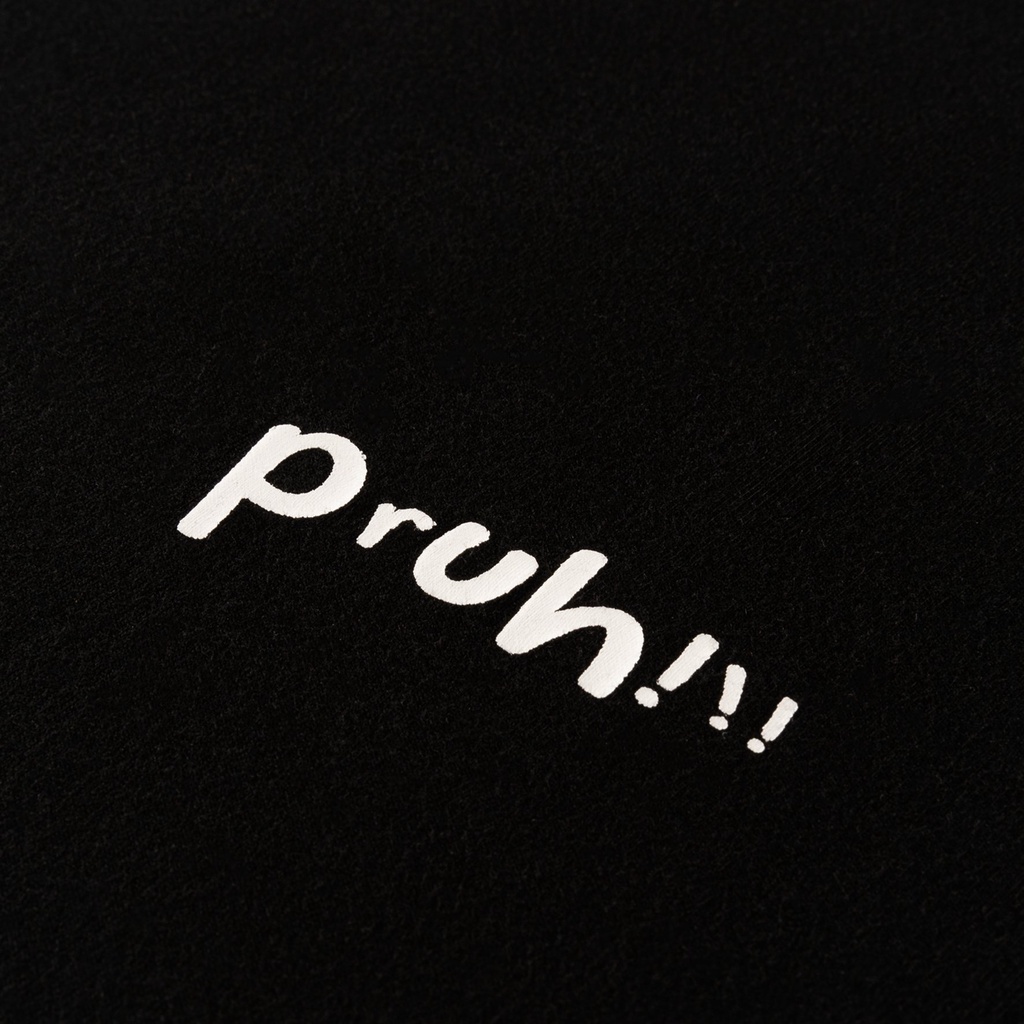 Áo Thun POPPOP BUBLLE LOGO TSHIRT BLACK/WHITE