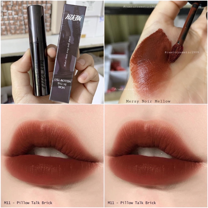 SON MERZY NOIR #M13 ĐỎ TRẦM #M11 #M2