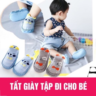 Tất giầy tập đi 2 trong 1 chống trượt cho bé