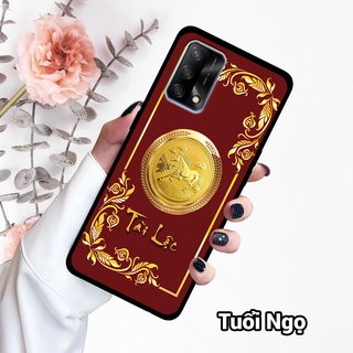 Ốp điện thoại OPPO A74 in hình 12 con giáp,phong thủy,bền đẹp – lưng kính tráng gương viền dẻo