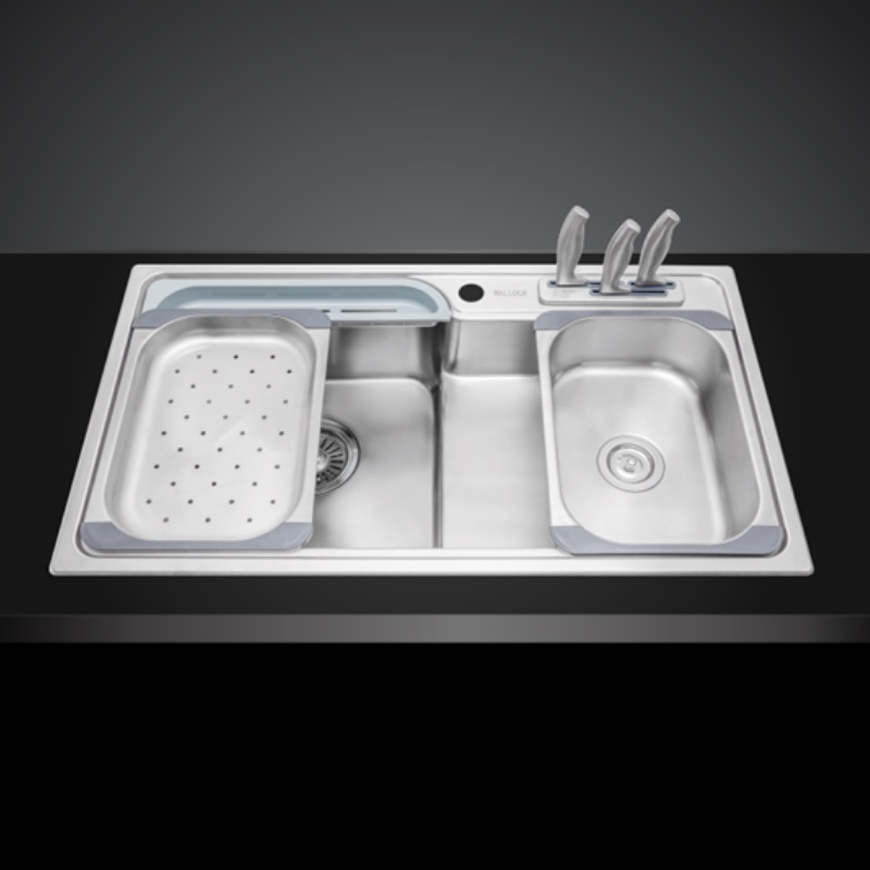 Chậu Rửa Chén Malloca MS 1028D - Inox 304 - Ngang 85cm