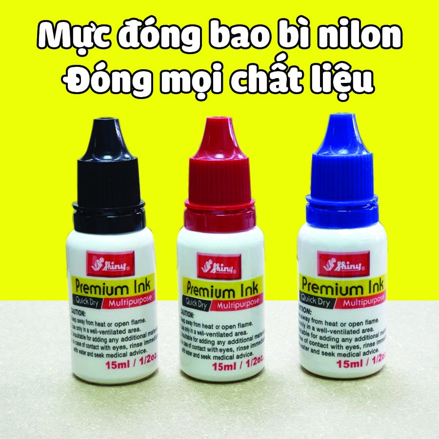 Mực Đóng Bao Bì, chuyên dụng đóng trên mọi chất liệu, Mực Dầu Shiny SI61 - SI62 - SI63