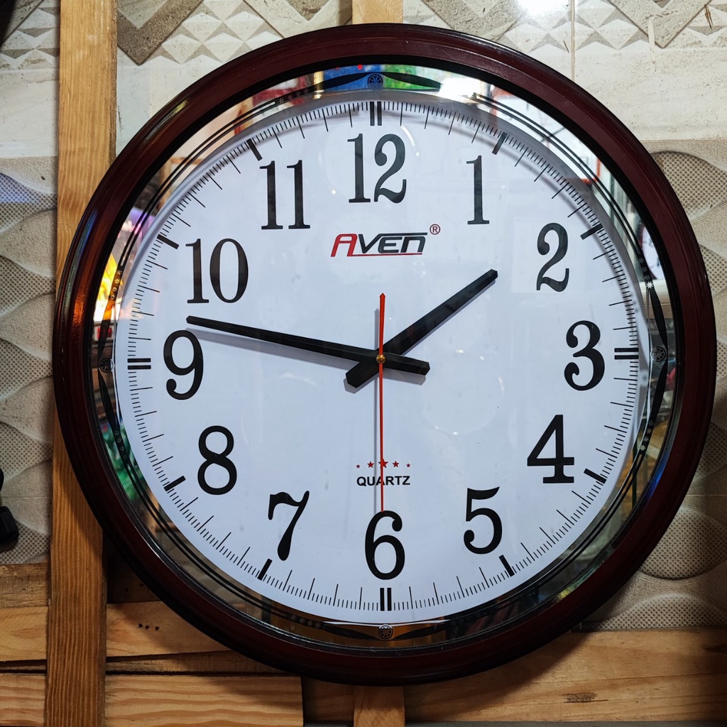 Đồng hồ treo tường 50cm cỡ lớn số to rõ máy HQ nhập cực bền bảo hành đổi mới 12 tháng - V500 - V240