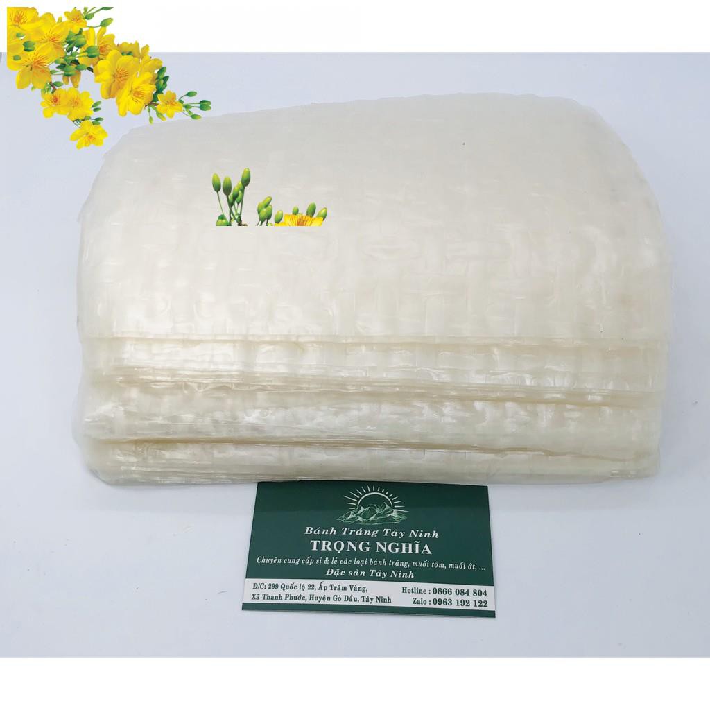 500G-Bánh Tráng Cuốn Thịt Tây Ninh Trọng Nghĩa Loại Vuông