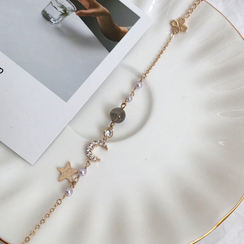 [Bán Chạy] [Bán Chạy] Vòng Tay Thời Trang Hình Trăng Sao