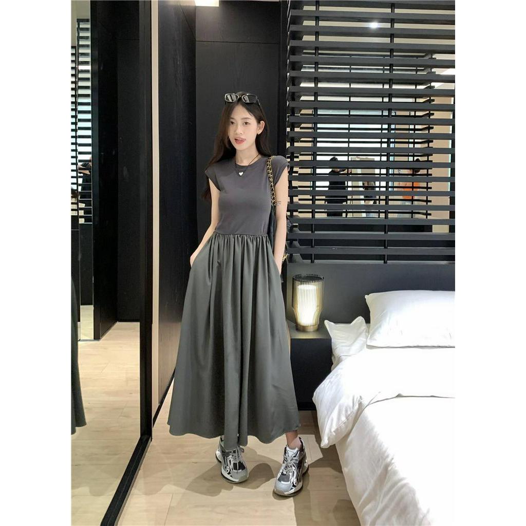 Đầm Dài Mỏng Không Tay Phong Cách Mùa Hè Mới 62503