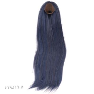 1/3 BJD Dolls Straight Wig Centre Parting Hair for Uncle Doll DIY Accessory