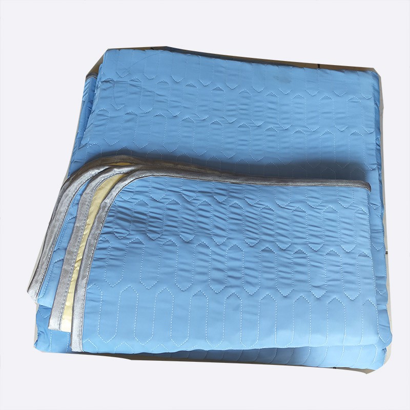 Chiếu điều hòa cao su non tự nhiên Latex màu xanh nước biển- tặng kèm 2 vỏ gối( Mã M2A)