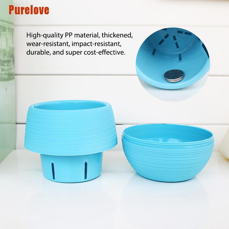 Chậu Trồng Cây Mini Tự Động Thấm Hút Nước Kích Thước 7X