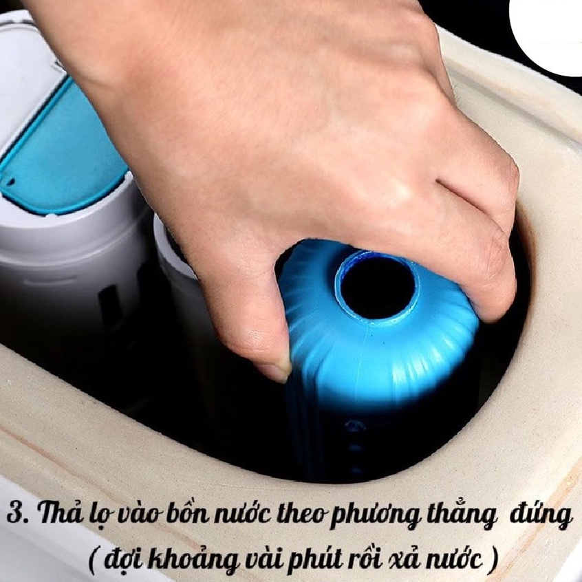 Lọ thả bồn cầu HQ LSM tẩy bồn cầu diệt khuẩn khử mùi cao cấp phiên bản mới nhất 4 hương thơm tự nhiên 180gram