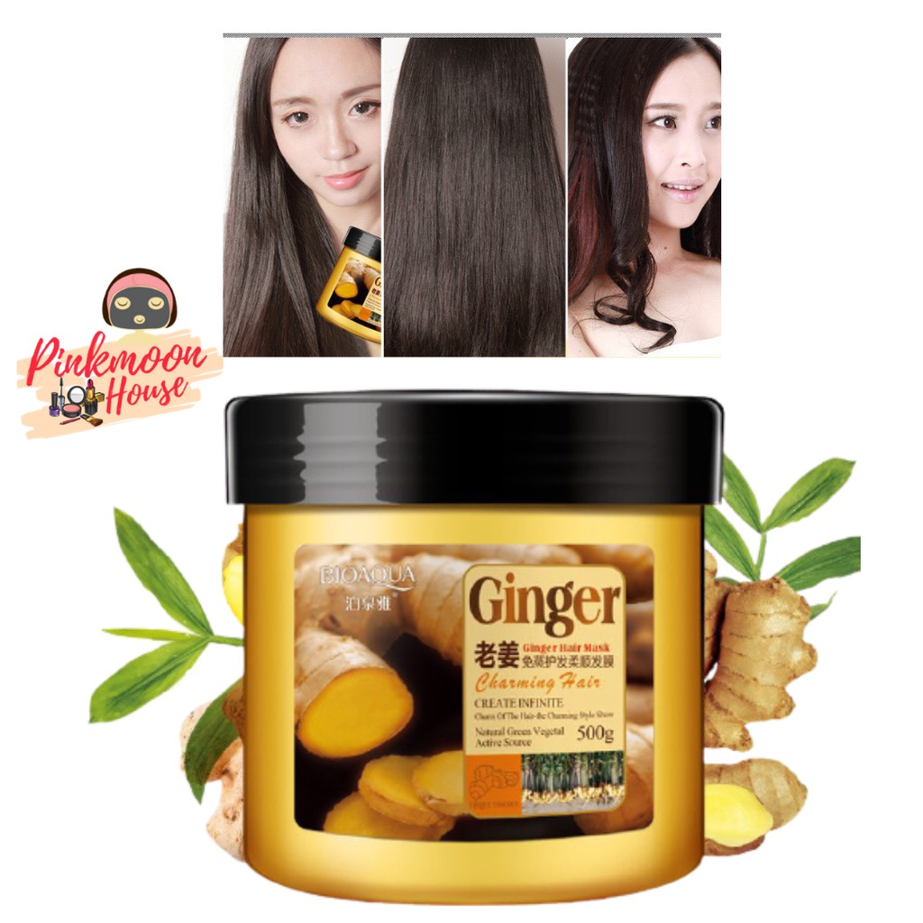 Xả Ủ Hấp Tóc Gừng Làm Dày Mượt Mọc Tóc Bioaqua