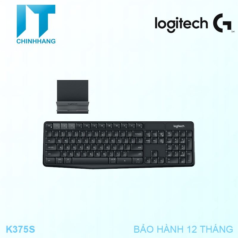 Bàn Phím Không Dây Bluetooth Logitech K375s | BigBuy360 - bigbuy360.vn