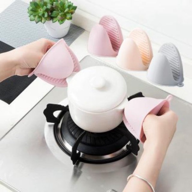 Miếng nhấc nồi silicon sức chịu nóng cao có móc treo