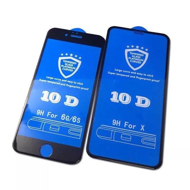 Kính Cường Lực Iphone Full Màn Hình 10D cao cấp