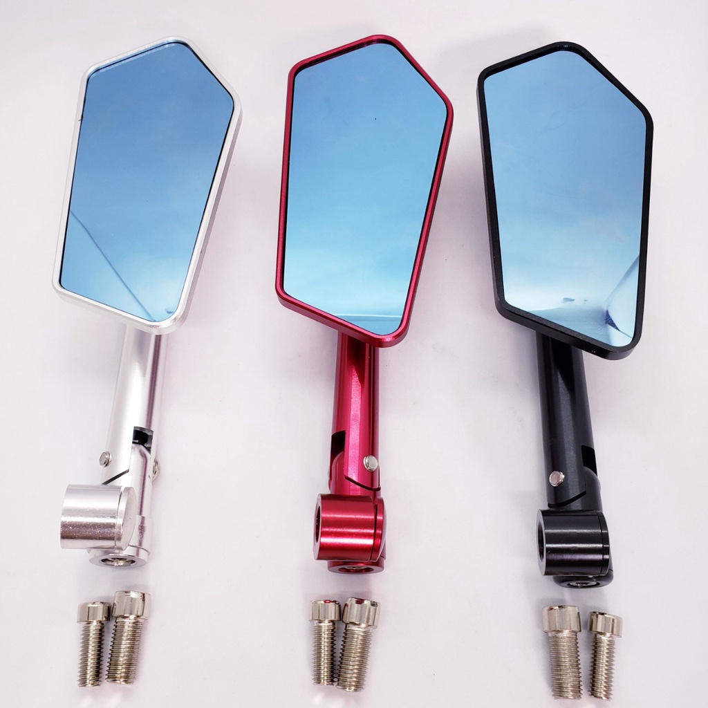 1 Gương chiếu hậu xe máy RIZ0MA 5 cạnh xéo gắn bên trái sirius sh vario vision wave ab...