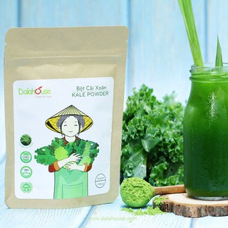Bột cải xoăn (Bột cải Kale) Dalahouse 50g - Bột ăn dặm cho bé giúp phát triển trí não