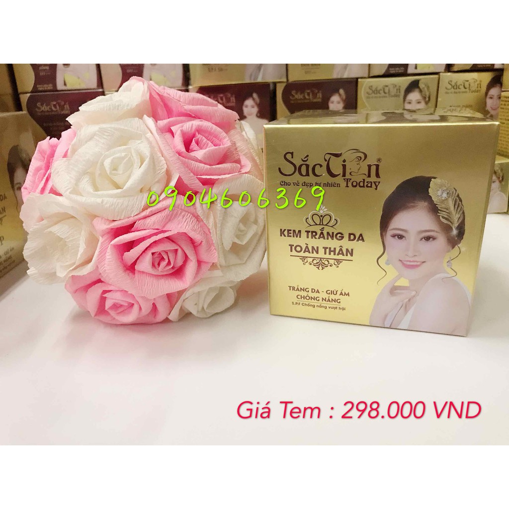 Kem Trắng Da Toàn Thân Body SẮC TIÊN 100g