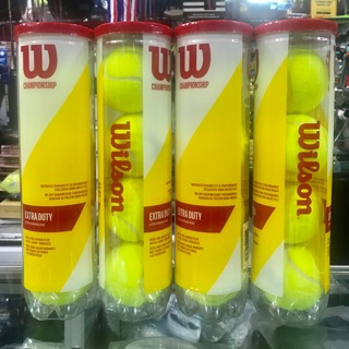Banh tennis wilson đỏ ( hộp 4 trái )