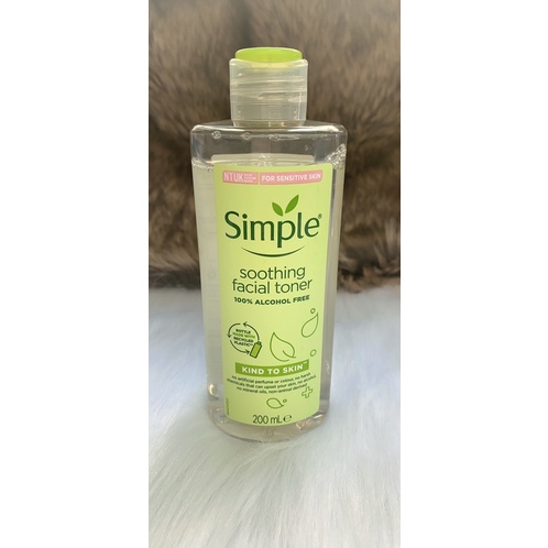 [ Mẫu mới]Toner Simple Kind to Skin Smothing Facial Toner 200ml | BigBuy360 - bigbuy360.vn