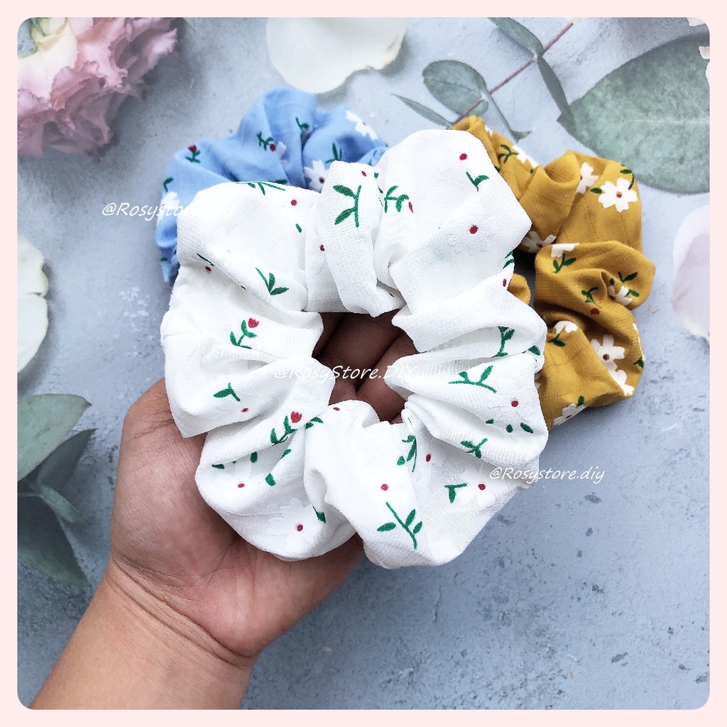 [Ảnh thật]CỘT TÓC VẢI SCRUNCHIES HOA MAI CÀNH- PHONG CÁCH ULZZANG PHỤ KIỆN THỜI TRANG NỮ GIÁ RẺ ĐẸP