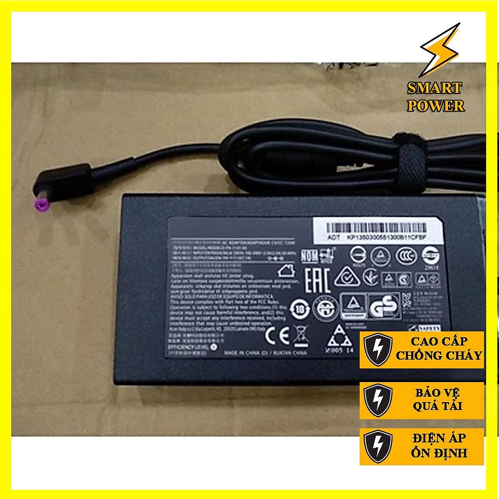 Sạc laptop Acer Aspire 7 A715-51G A715-71G-52WP - Sạc Zin - Hàng Chính Hãng