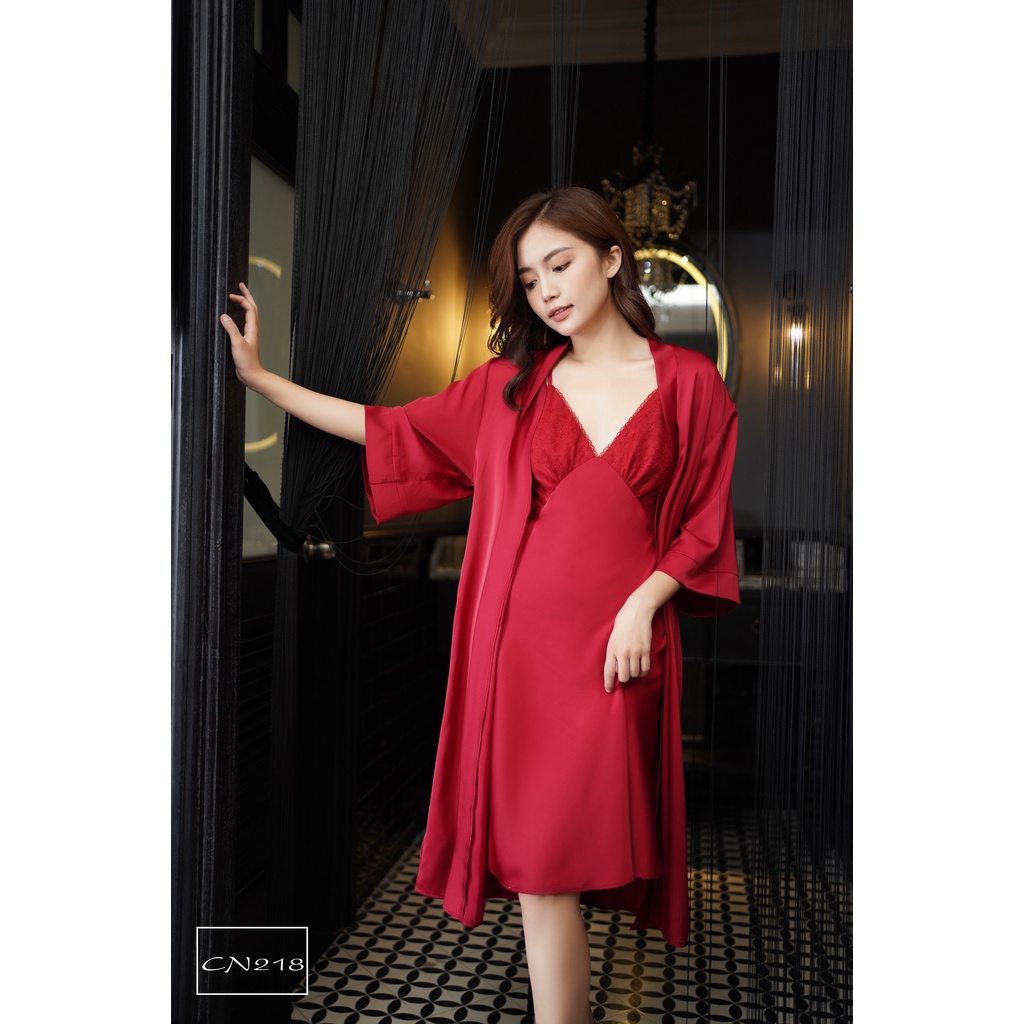Áo choàng ngủ Charmeuse ZAM Luxury cao cấp - CN21
