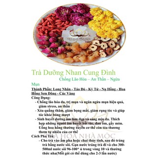 Trà Dưỡng Nhan Cung Đình (set 15 gói mix siêu đầy đặn)