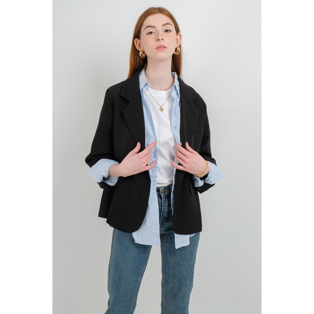 Áo Blazer Nữ Basic Double Pochets Vest | HQ0655 | Lana Official | BigBuy360 - bigbuy360.vn