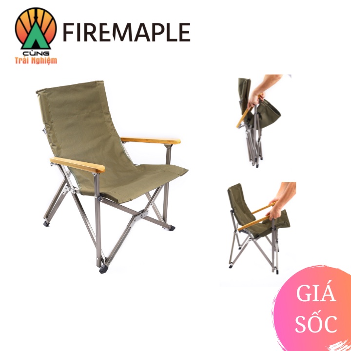Ghế Xếp Dã Ngoại Dian Có Tựa Chuyên Du lịch Cắm Trại Dã Ngoại Fire Maple FM-GHE-XL